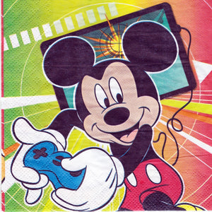 Servetele Decorative de Petrecere Party Set 10 bucati Disney Clubul lui Mickey Mouse si Donald Duck Play 10 buc Copii Aniversare Petrecere 33x33 cm Aniversari