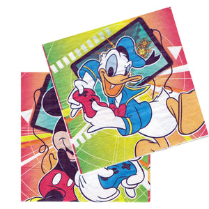 Servetele Party Disney Clubul lui Mickey Mouse si Donald Duck Play 10 buc Copii Aniversare Petrecere 33x33 cm