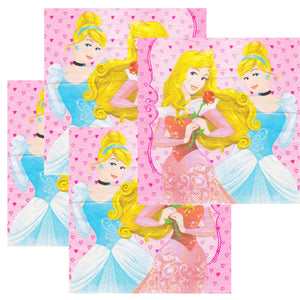 Servetele Party Printese Disney Rapunzel Aurora Cenusareasa Belle 10 buc Party Petrecere 33x33 cm