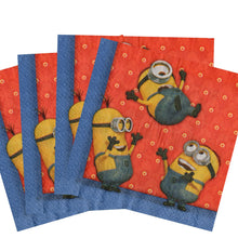 Încărcați imaginea în Galerie, Servetele Decorative de Petrecere Party Set 10 bucati Disney Minionii Galbeni Despicable Happy 10 buc Party Petrecere 33x33 cm Aniversari Copii 