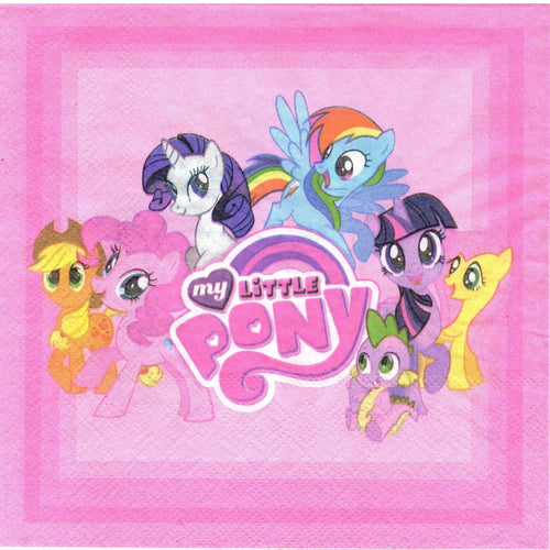 Servetele Party Disney Micii Ponei My Little Pony 10 buc Aniversari Petreceri 33x33 cm
