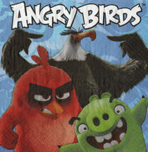 Încărcați imaginea în Galerie, Servetele Decorative de Petrecere Party Set 10 bucati 33x33 cm Angry Birds Pasari Furioase Red and Green Rosu si Verde