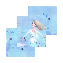 Încărcați imaginea în Galerie, Servetele Party Disney Regina Elsa Frozen Regatul de Gheata Draw Pachet de 10 buc 33x33 cm
