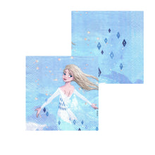 Încărcați imaginea în Galerie, Servetele Party Disney Regina Elsa Frozen Regatul de Gheata Draw Pachet de 10 buc 33x33 cm