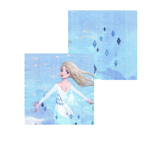 Servetele Party Disney Regina Elsa Frozen Regatul de Gheata Draw Pachet de 10 buc 33x33 cm