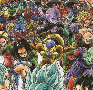 Servetele Party Supereroi Anime Desene Japoneze Echipa DragonBall GT Team 10 buc Party Petrecere 33x33 cm