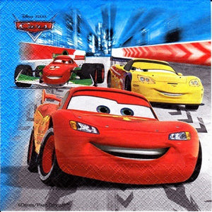 Set Servetele Party Cars Masinute 10 buc Party Petrecere Masinute Bucsa Fulger McQueen 33x33 cm