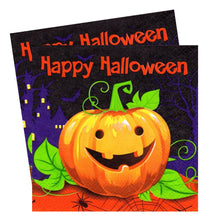 Încărcați imaginea în Galerie, Servetele de Masa cu Halloween Pachet 8 Buc Dovlecel si Little Sider 33x33 cm