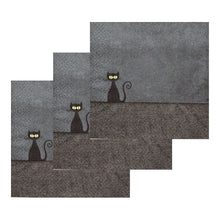Încărcați imaginea în Galerie, Servetele de Masa cu Halloween Pachet 10 Buc Pisica Neagra Black Cat 33x33 cm