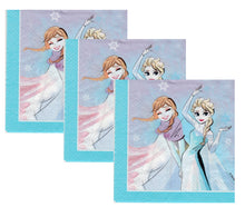 Încărcați imaginea în Galerie, Set Servetele Party Frozen Regatul de Gheata 10 buc Elsa Ana 33x33 cm