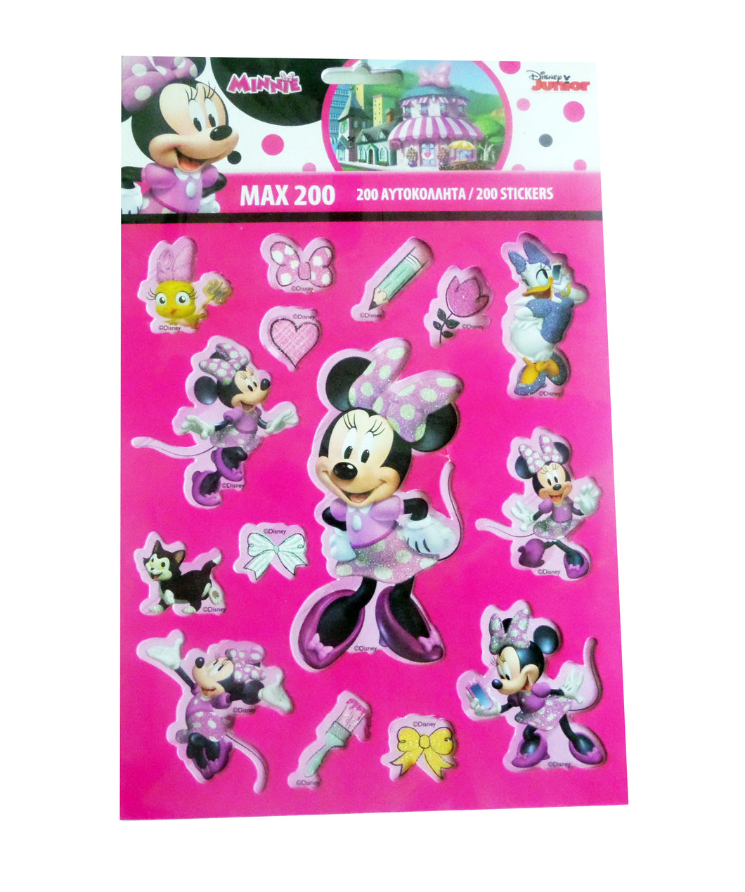 Abtibild Sticker Autoadeziv Autocolant pentru Copii Disney Minnie Mouse Roz Daisy