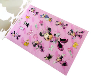Abtibild Sticker Autoadeziv Autocolant pentru Copii Disney Minnie Mouse Roz de Lipit