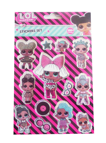 Abtibild Sticker Autoadeziv Autocolant pentru Copii Disney Papusile LOL Surprise Doll de lipit