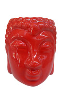 Încărcați imaginea în Galerie, Suport Aromoterapie Lumanare Ceramica Buddha Red