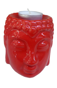 Suport Aromoterapie Lumanare Ceramica Buddha Red