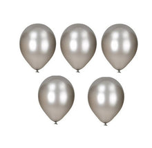Încărcați imaginea în Galerie, Set Baloane de Petrecere de Umflat Party Copii Adulti Tematice Gri Argintiu Metalic 10 buc Aniversari