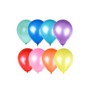 Set Baloane de Petrecere de Umflat Party Multicolore Curcubeu Colorate 10 buc Aniversari Adulti Copii