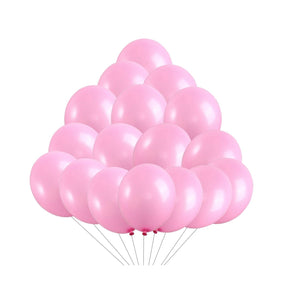 Set Baloane de Petrecere de Umflat Party Roz Perlat 10 buc Aniversari 23 cm