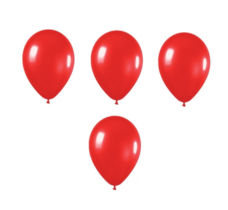 Set Baloane de Petrecere de Umflat Party Rosii 10 buc Aniversari 23 cm