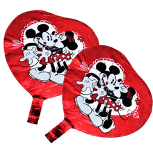 Încărcați imaginea în Galerie, Balon Folie de Petrecere de Umflat Inima Rosie Party Minnie si Mickey Mouse 47 cm Disney