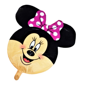 Balon Folie de Petrecere de Umflat Party Fetite Disney Cap de Minnie Mouse cu Buline 60 cm