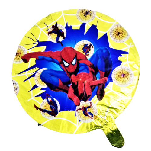 Balon Folie de Petrecere de Umflat Rotund Party Disney Baieti Spiderman Gold Omul Paianjen 44 cm