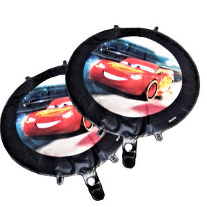 Balon Folie de Petrecere de Umflat Rotund Party Disney Baieti Cars Masinute Fulger McQueen Rust-eze 44 cm Baieti Anivesari