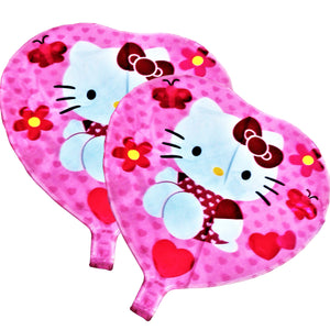 Balon Folie de Petrecere de Umflat Inima Party Baby Pisicuta Hello Kitty Pink 47 cm Copii Disney Anivesari
