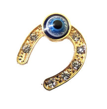 Încărcați imaginea în Galerie, Bjuterie Cadou Femei Doamne Primavara 1 8 Martie Brosa Martisor cu Cristale Strasuri Potcoava Evil Eye Ochiul lui Horus Ziua Mamei