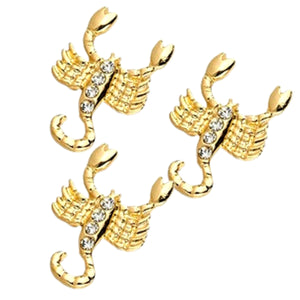 Bijuterie Cadou Femei Doamne Primavara 1 8 Martie Brosa Zodiac Martisorcu Cristale Strasuri Transparente Zodia Scorpion