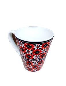 Cana de Apa din Ceramica Motive Traditionale Populare Romanesti Floare de Colt Broderie