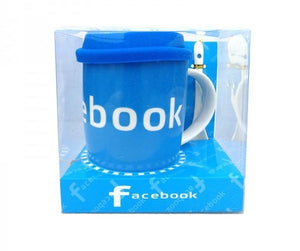 Cana in Cutie Cadou cu Lingurita Mesaj Facebook