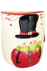 Cana Cadou Craciun 3D Ceramica Om de Zapada
