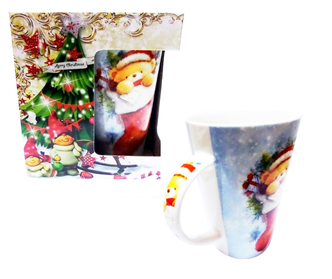 Cana Cadou Craciun in Cutie Ursulet de Craciun