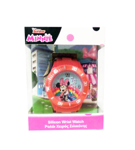 Ceas de Mana Analog pentru Copii in Cutie Cadou Minnie Mouse Roz Pink
