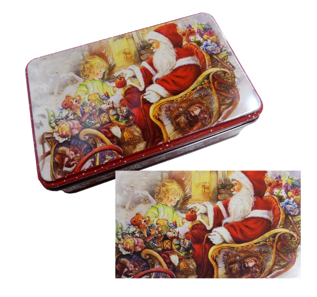 Cutie Metalica de Craciun Sarah Key Christmas