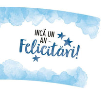 Încărcați imaginea în Galerie, Cana Aniversara in Cutie Cadou &#39;&#39;Inca un An Felicitari&#39;&#39;