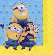 Încărcați imaginea în Galerie, Set Servetele Party Petrecere Copii Minionii Galbeni Despicable 10 buc 33x33 cm Baieti fetite