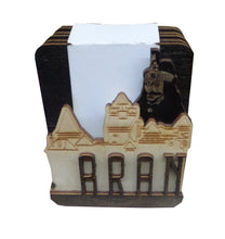 Încărcați imaginea în Galerie, Set 6 Suporturi Pahare Coasters Lemn Castelul Bran