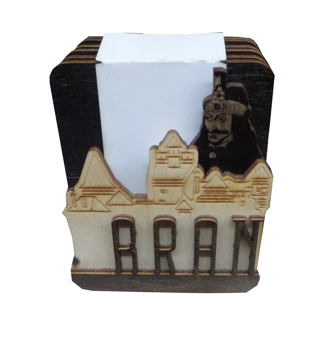 Set 6 Suporturi Pahare Coasters Lemn Castelul Bran