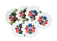 Încărcați imaginea în Galerie, Set 6 Suporturi Pahare Coasters Lemn Etnic Folk Polonez