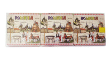 Încărcați imaginea în Galerie, Set 6 Suporturi Pahare Coasters Biscuiti Lemn Romania Catelul Bran Tepes Motive Traditionale