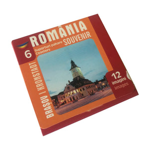 Set 6 Suporturi Pahare Coasters Cadou Romania Souvenir Orasul Brasov Kornstadt
