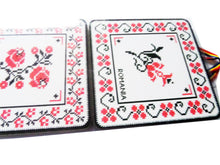 Încărcați imaginea în Galerie, Set 4 Suporturi Pahare Coasters Motive Traditionale Ii Camasa Taraneasca Brodata