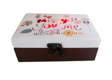 Încărcați imaginea în Galerie, Cutie Caseta de Bijuterii cu Led Multicolor You and Me Model Floral