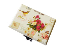 Încărcați imaginea în Galerie, Mini-Cutie de Bijuterii Carte Postala Flower Bird