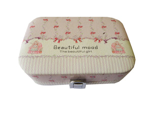 Caseta Oglinda Copii din Piele Ecologica Beautiful Mood Girl