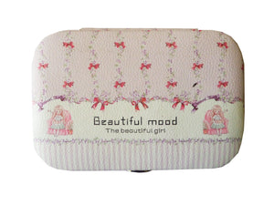Caseta Oglinda Copii din Piele Ecologica Beautiful Mood Girl