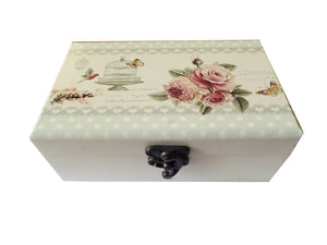 Caseta Oglinda Bijuterii Music Roses Carte Postala
