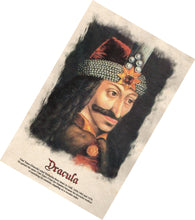 Încărcați imaginea în Galerie, Diploma Personalizata Pergament Cadou Domni cu Mesaj Dedicatie Vlad Tepes Dracula Romania 27 cm Barbati